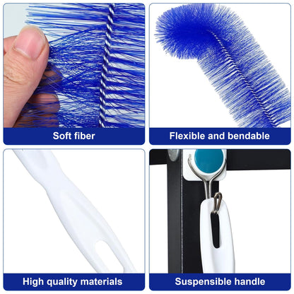 Flexible Microfiber Fan Cleaning Brush for Ceiling, Floor & Box Fans