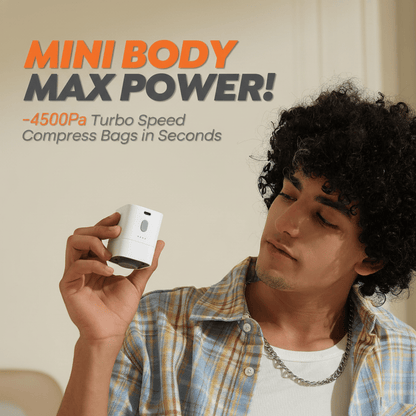 Rechargeable Wireless Vacuum Pump & 10 pack Storage Bag Set