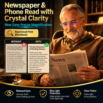 🔥No Eye Exam & No Lens Switching - A Glasses Revolution!