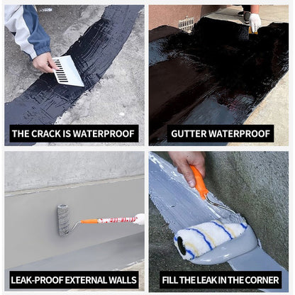 🥳50K+ SOLD!💧🏠 – Multipurpose Waterproof Sealant – Seals cracks instantly, flexible & weatherproof. 🛡️✨