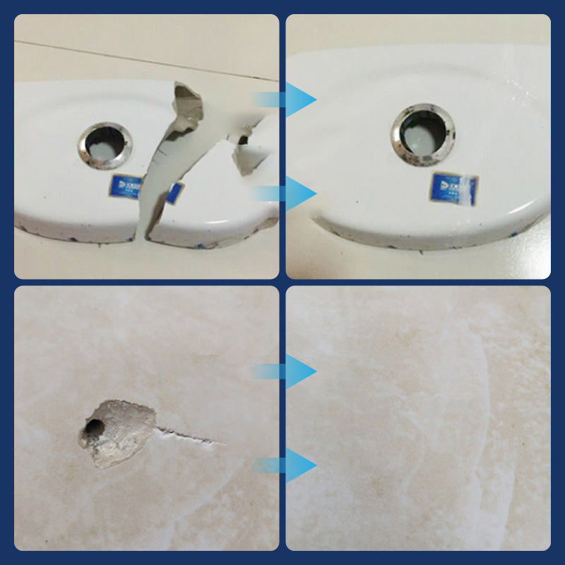 🪒Worry-Free Helper🏗！Ceramic Tile Crack Repair Paste Kit