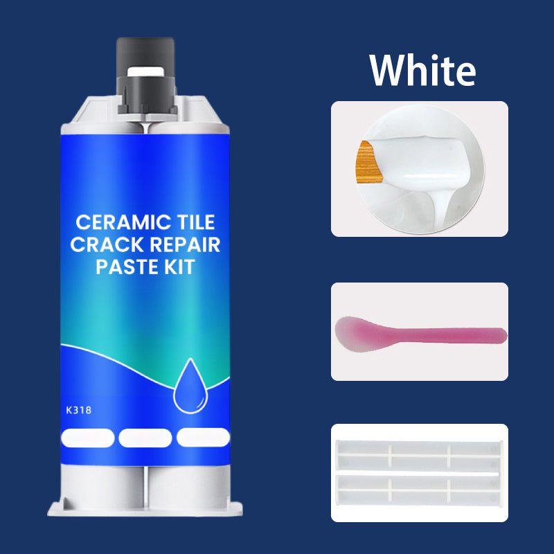 🪒Worry-Free Helper🏗！Ceramic Tile Crack Repair Paste Kit