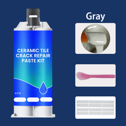 🪒Worry-Free Helper🏗！Ceramic Tile Crack Repair Paste Kit