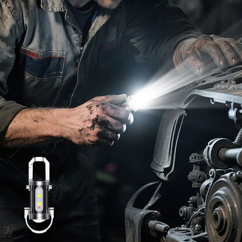 🔥🎁 Portable Rechargeable Keychain Flashlight Super Bright | USB Rechargeable | Easy To Carry