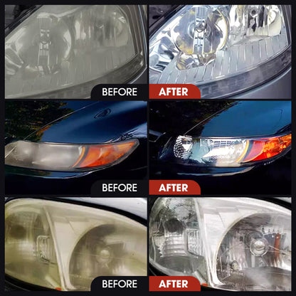 🚗Car Headlight Restoration Cream Kit, Fast Polishing Cleaner