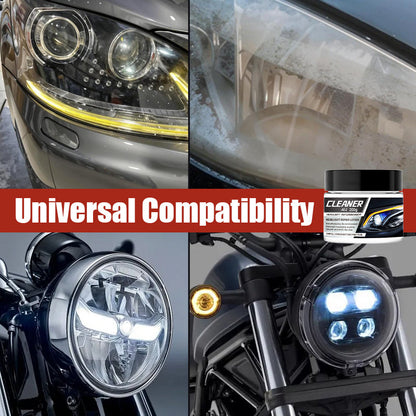 🚗Car Headlight Restoration Cream Kit, Fast Polishing Cleaner
