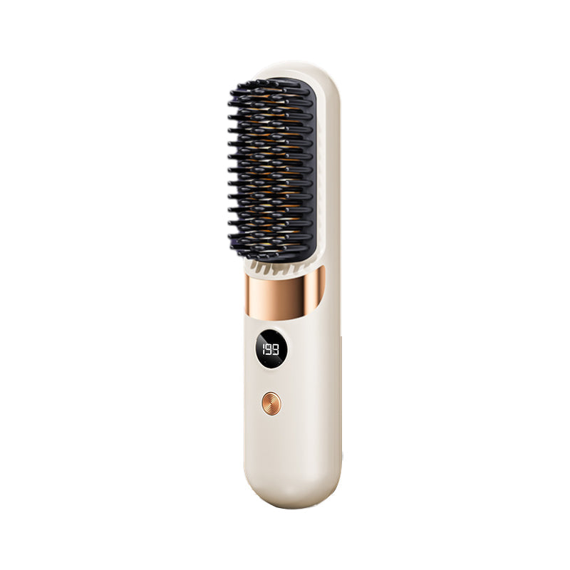 🥳2026 HOT SALE💇‍♀️3‑in‑1 Cordless Hair Straightening Brush ✨🌿