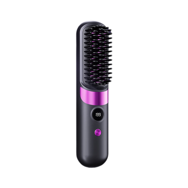 🥳2026 HOT SALE💇‍♀️3‑in‑1 Cordless Hair Straightening Brush ✨🌿