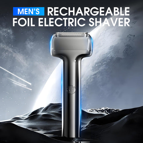 🪒 Men’s Rechargeable Foil Shaver – Cordless Wet & Dry Electric Razor for Close, Comfortable Shaving