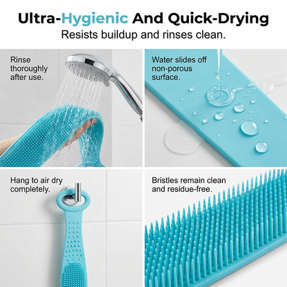 Dual-Sided Silicone Back Scrubber