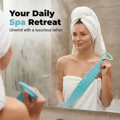 Dual-Sided Silicone Back Scrubber
