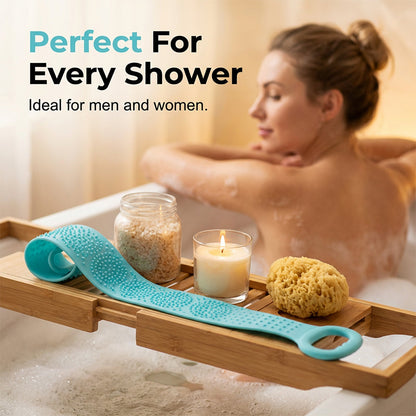 Dual-Sided Silicone Back Scrubber