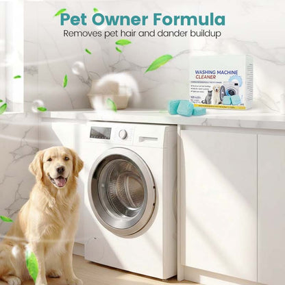 🧼Washing Machine Cleaner Tablets – Pet Hair & Odor Remover, Universal for Front & Top Load Washers
