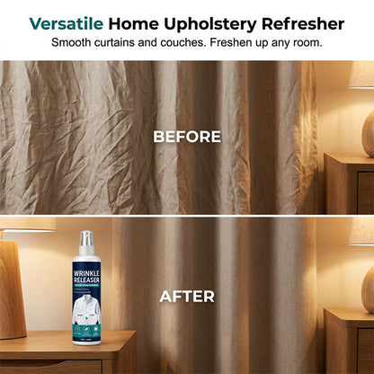 👔✨ Travel-Ready Wrinkle-Reducing Fabric Spray – No-Iron Clothing Refresher for Smoother, Fresher-Looking Clothes