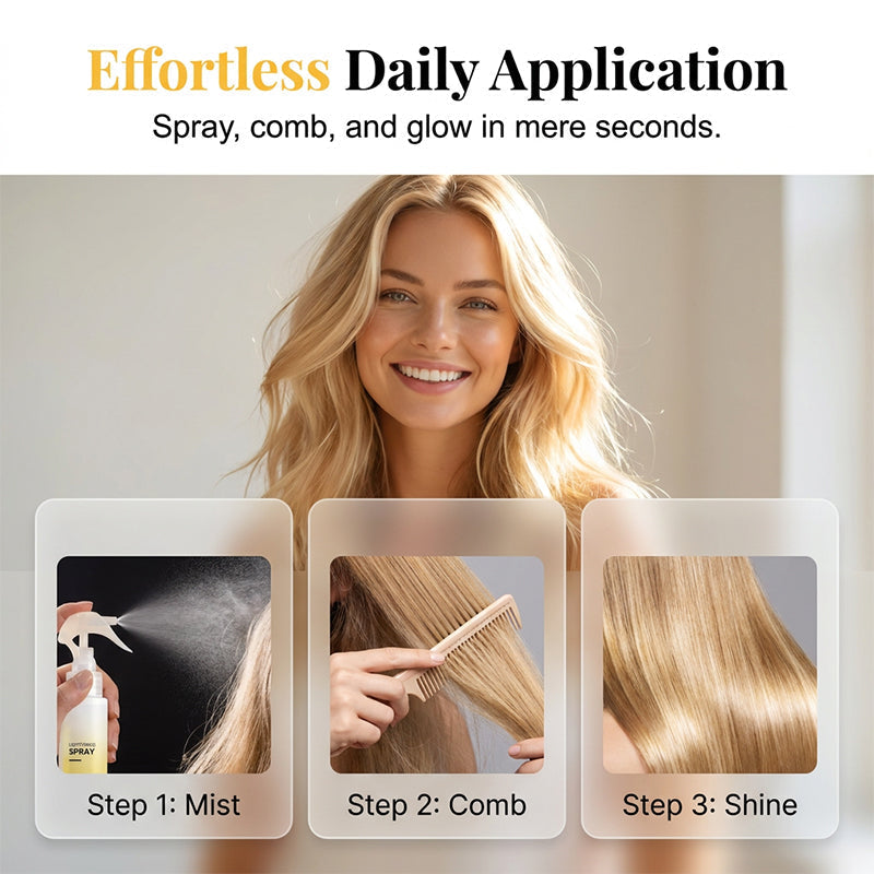 Blonde Hair Brightening Shine Spray