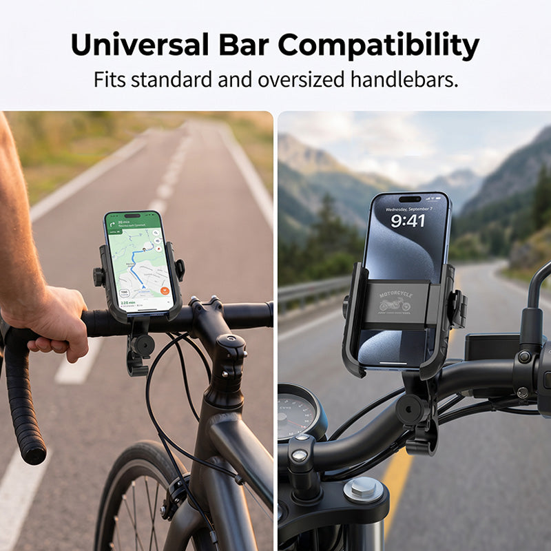 🎉 🚴‍♂️ Quick-Release Bike Phone Mount – SecureLock & Shockproof Padding 📱