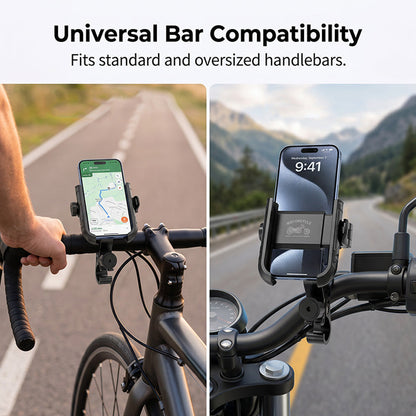 🎉 🚴‍♂️ Quick-Release Bike Phone Mount – SecureLock & Shockproof Padding 📱