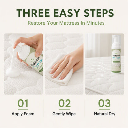 🔥 No-Rinse Mattress & Upholstery Foam Cleaner – Enzyme-Powered Deep Cleaning Formula🛏️🧽