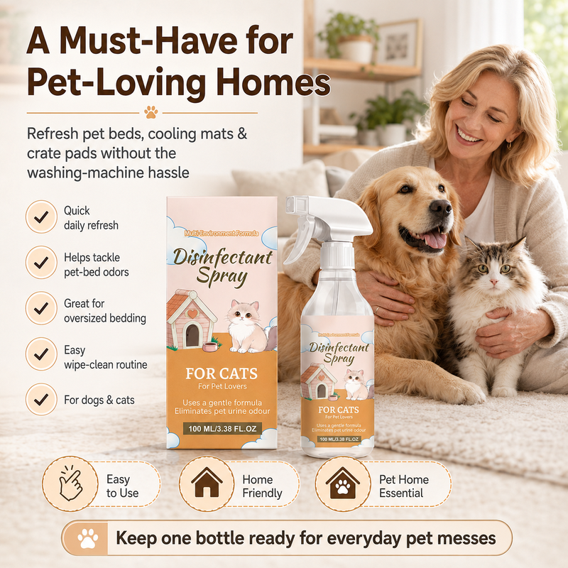 🔥HOT SALE 🔥No-Wash Pet Bed Stain and Odor Remover Spray