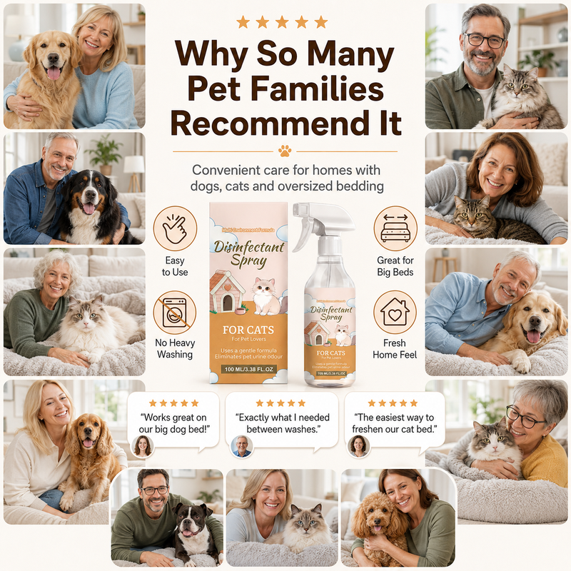 🔥HOT SALE 🔥No-Wash Pet Bed Stain and Odor Remover Spray