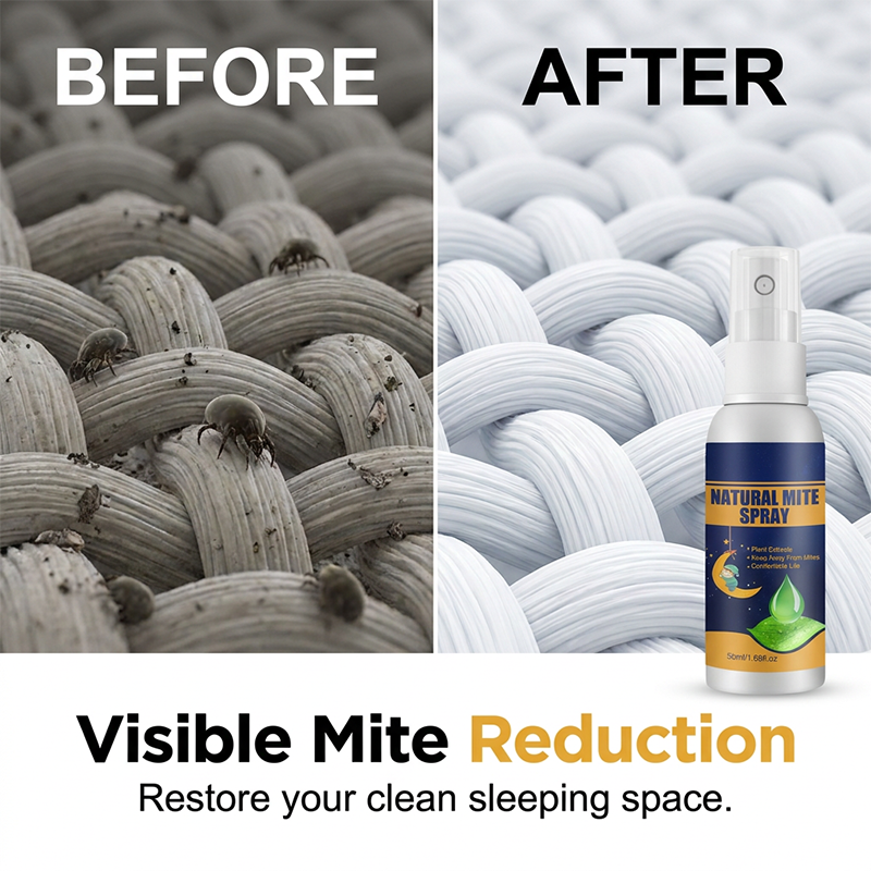 🥳HOT SALE! Natural Plant-Based Mite Removal Spray🌿✨