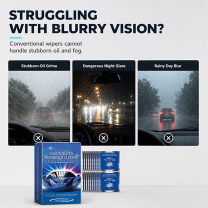 Car Windshield Cleaning Effervescent Tablets