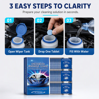 Car Windshield Cleaning Effervescent Tablets