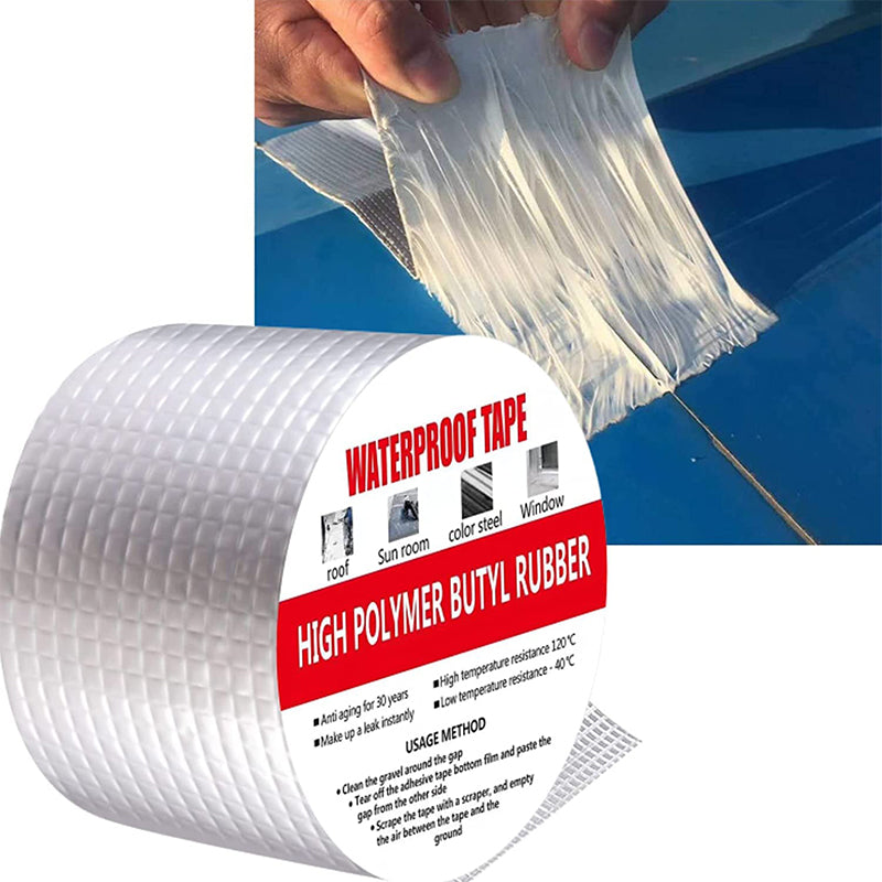 💧🛠️Heavy-duty, waterproof aluminum tape – Immediate repair and sealing of leaks