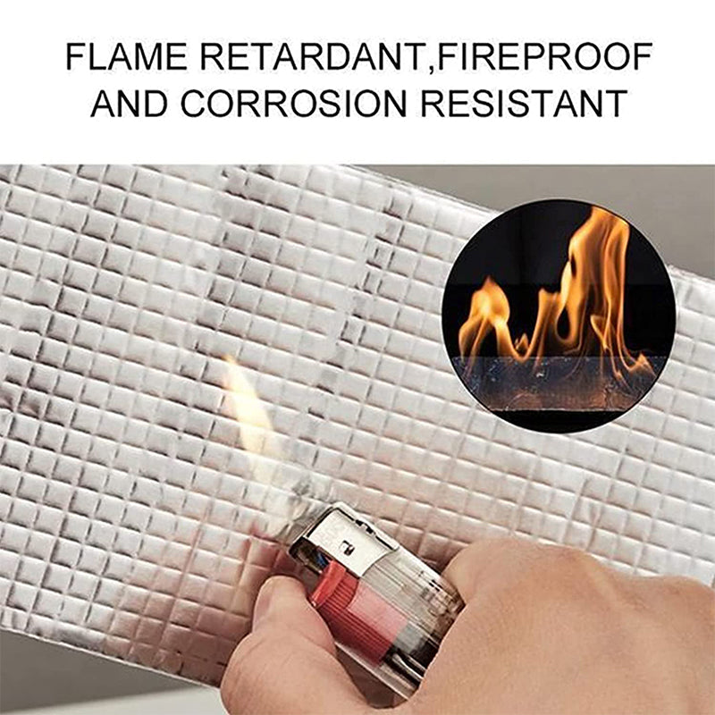 💧🛠️Heavy-duty, waterproof aluminum tape – Immediate repair and sealing of leaks