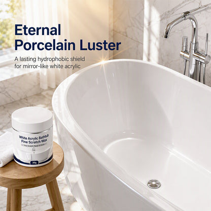 White Acrylic Bathtub Fine Scratch Repair Wax – Quick-Fix Surface Restorer