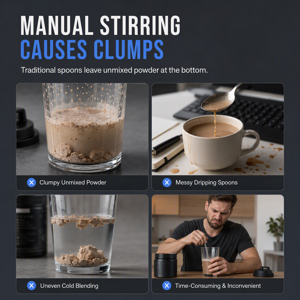 ☕ Magnetic Stirring Base – USB Rechargeable Automatic Cup Mixer