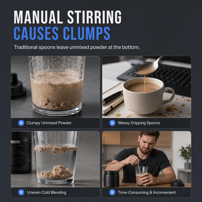 ☕ Magnetic Stirring Base – USB Rechargeable Automatic Cup Mixer