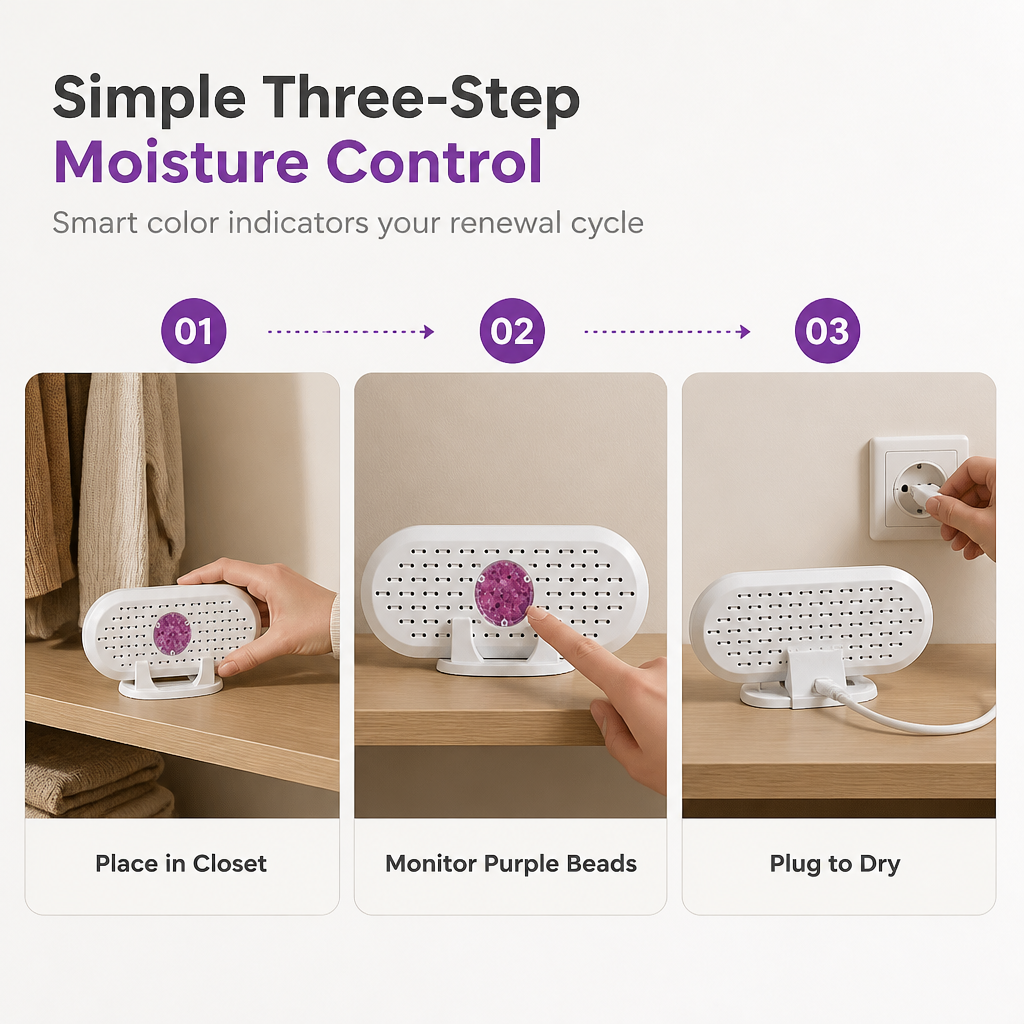 ✨Mini Reusable Household Dehumidifier