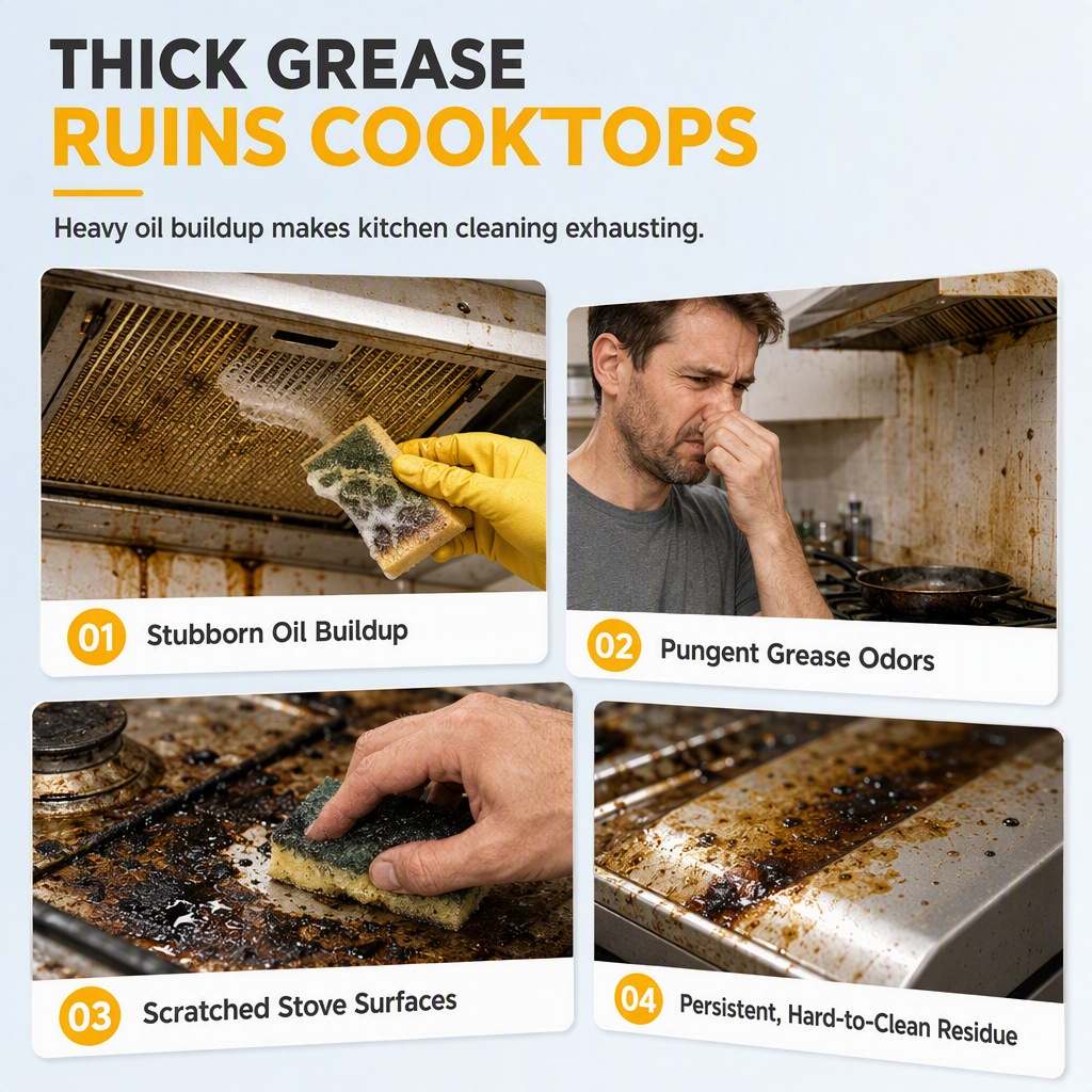 🧽 Multi-Purpose Kitchen Degreaser Spray – Heavy-Duty Grease & Grime Cleaner