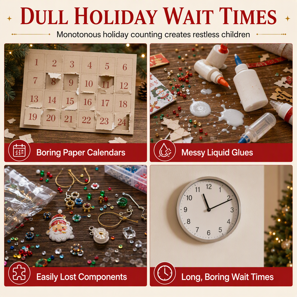 🎅📅24-Day Christmas Countdown Ornament DIY Kit🎄