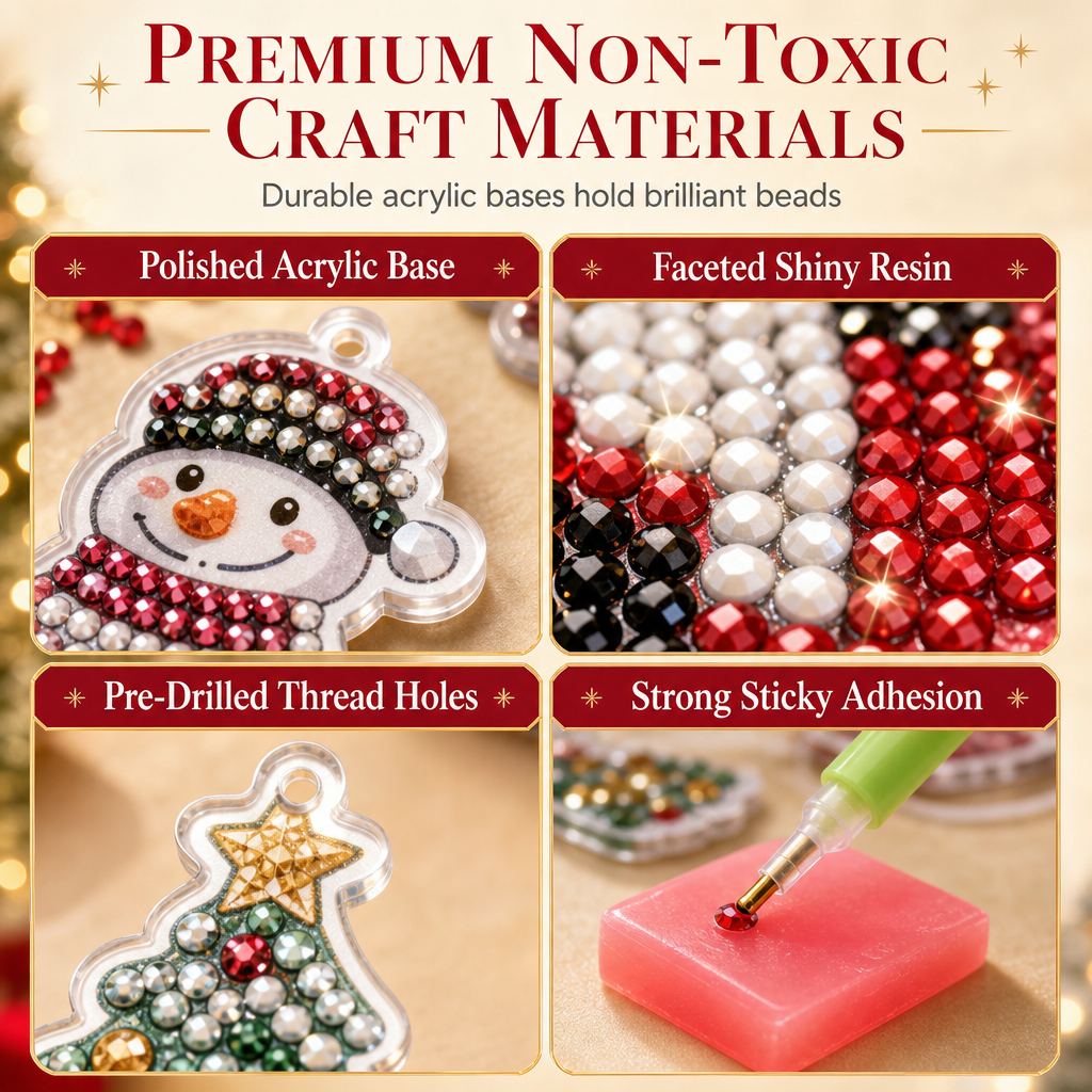 🎅📅24-Day Christmas Countdown Ornament DIY Kit🎄