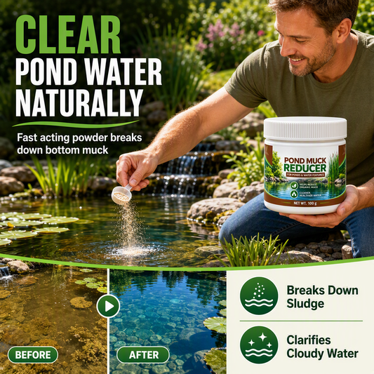 🐟 Pond Water Clarifier Powder – Helps Clear Cloudy Water in Ponds & Pools