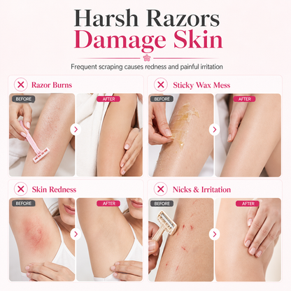 🌸 Smooth Roll-On Hair Remover – Gentle Body Hair Removal for Silky Skin