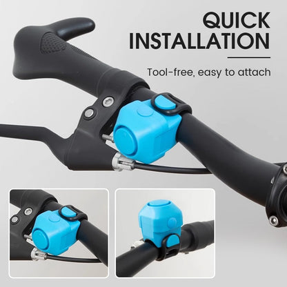 🔔 Electric Bike Bell – 5 Sound Modes Rechargeable Bicycle Horn for Safer Riding