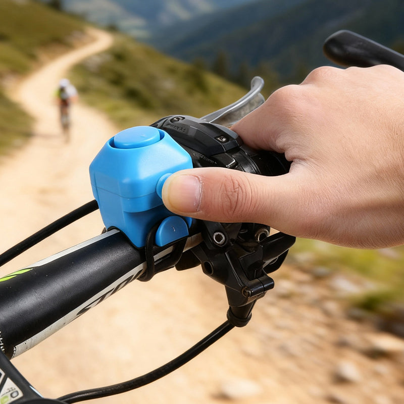 🔔 Electric Bike Bell – 5 Sound Modes Rechargeable Bicycle Horn for Safer Riding