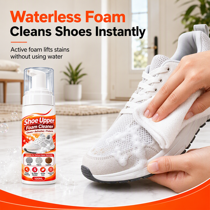 👟🔥Rinse-Free Foam Shoe Cleaner for Multiple Surfaces ✨