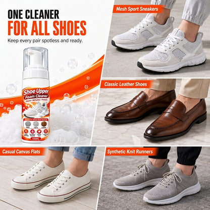 👟🔥Rinse-Free Foam Shoe Cleaner for Multiple Surfaces ✨