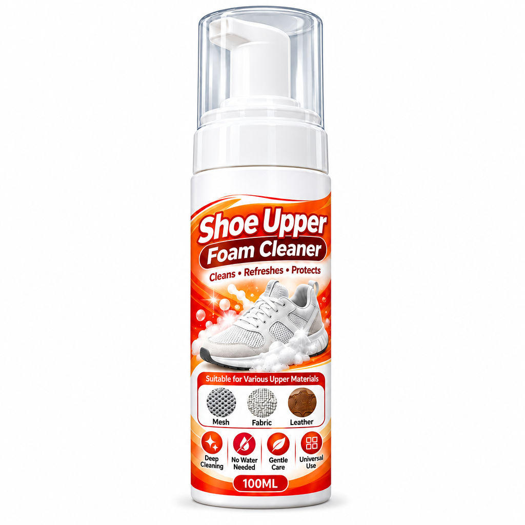 👟🔥Rinse-Free Foam Shoe Cleaner for Multiple Surfaces ✨