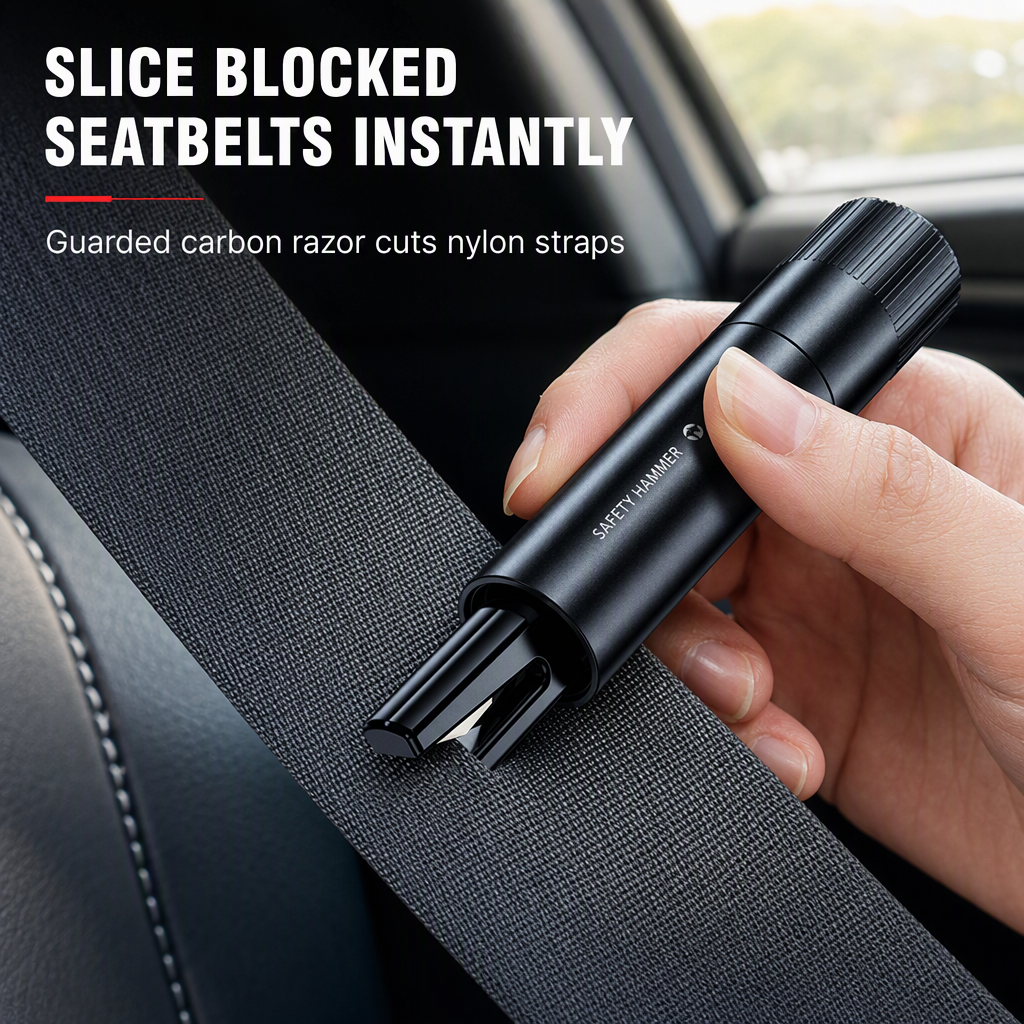 Mini Portable Car Safety Hammer & Window Breaker