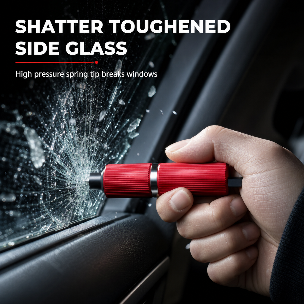 Mini Portable Car Safety Hammer & Window Breaker