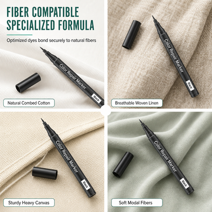 Restore Faded Fabric Instantly! Cotton & Linen Color Repair Pen