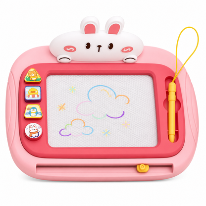 🎨👶 4-in-1 Evolving Magnetic Drawing Board for Kids |removable feet & zero smudges