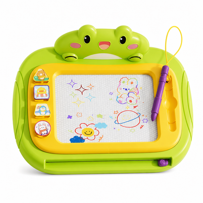 🎨👶 4-in-1 Evolving Magnetic Drawing Board for Kids |removable feet & zero smudges