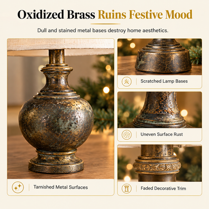 ✨ Metallic Gold Restoration Spray – DIY Lamp & Home Decor Refinishing
