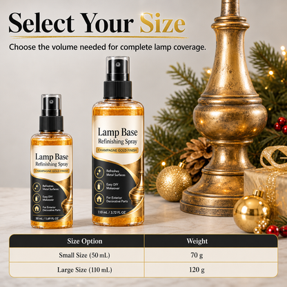 ✨ Metallic Gold Restoration Spray – DIY Lamp & Home Decor Refinishing